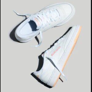 Reebok Club C85 Sneakers - White/Aura Orange